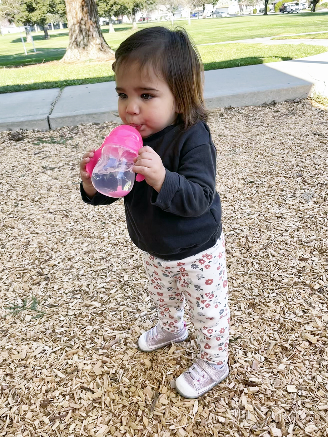 Child drinking water