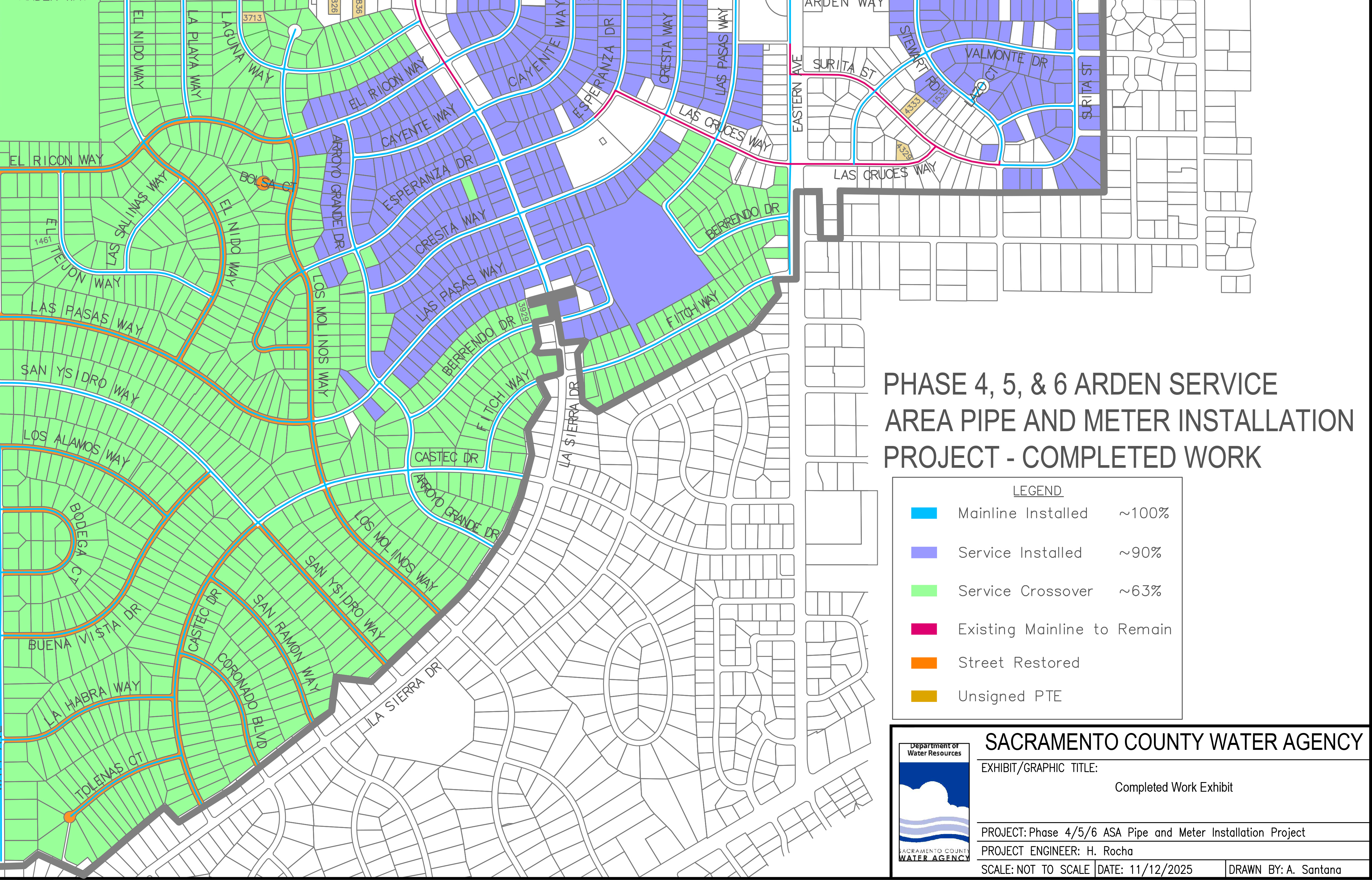 Map for decoration only