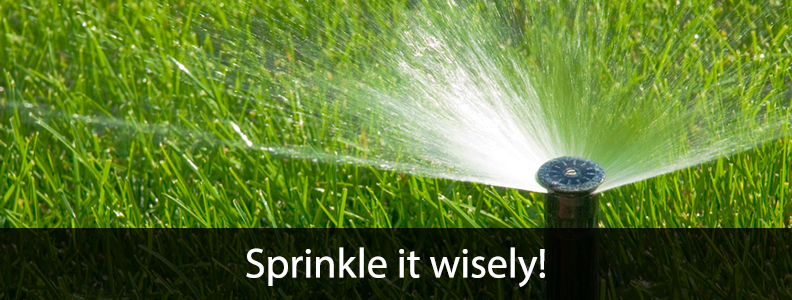 Sprinkle it Wisely